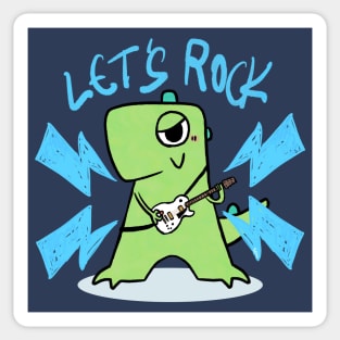 Let's Rock Sticker